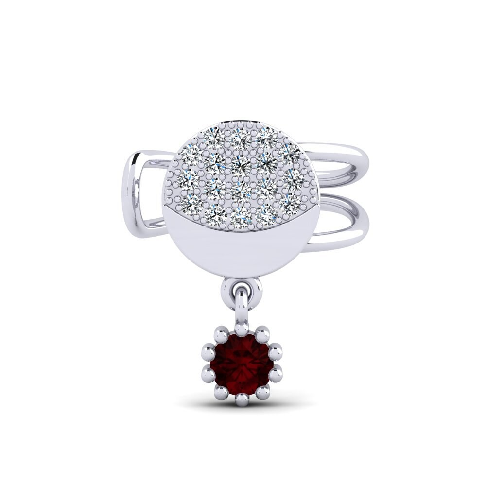 Garnet Women's Earring Mutions