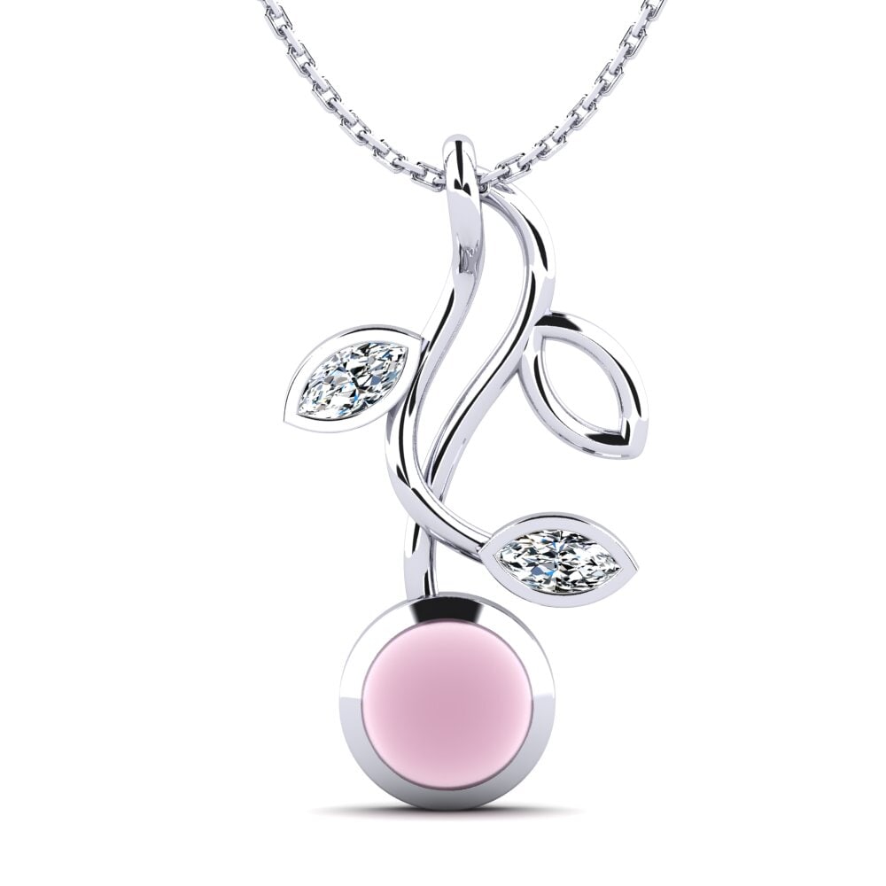 White Silver Women's Pendant Mya