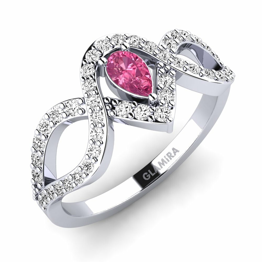 Turmalina rosa Anillo de Mujer Myal