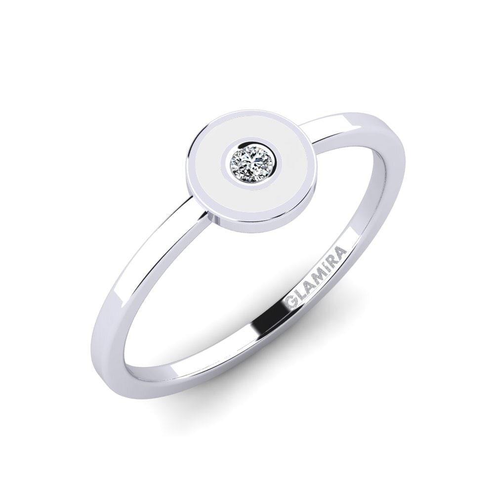 Oro Bianco 750 Anello Mycher