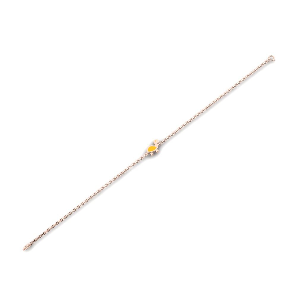 Rotgold 375 Kinderarmband Mynaa