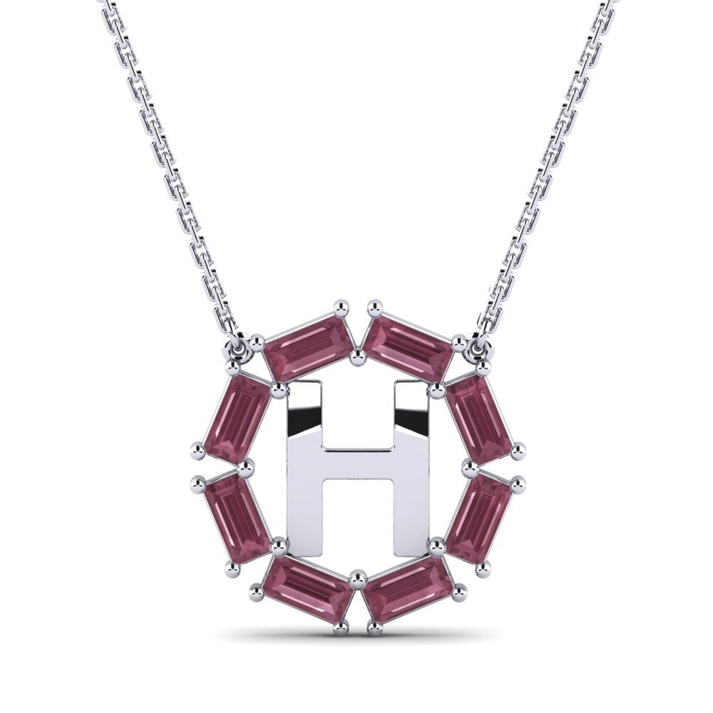Rhodolit-Granat Damen halskette Myrtice H