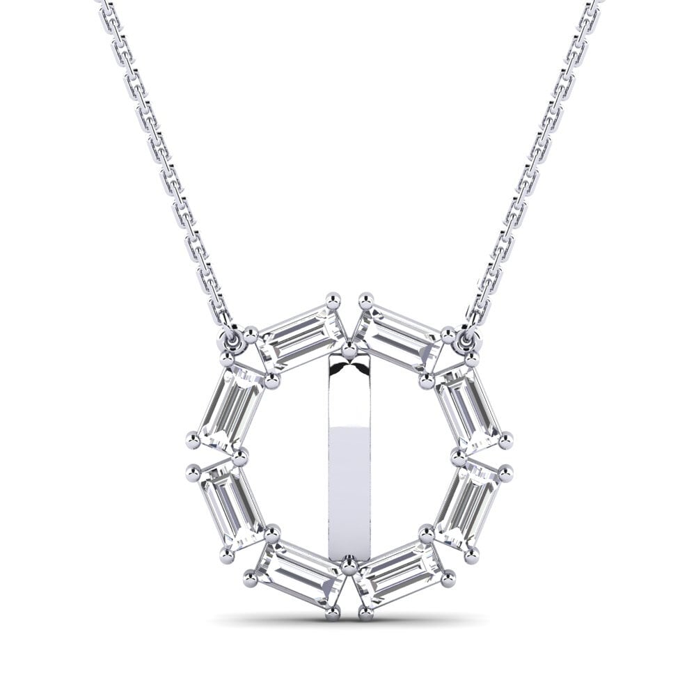 Baguette Diamant Damen halskette Myrtice I
