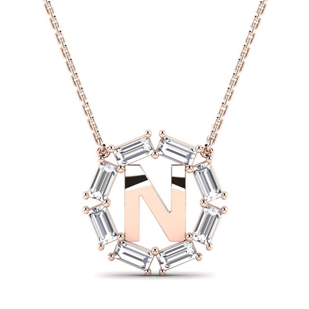 Rotgold 585 Damen halskette Myrtice N