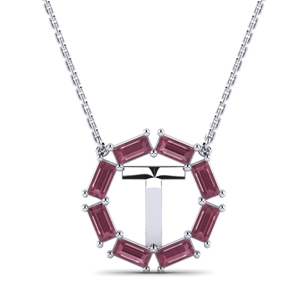 Rhodolit-Granat Damen halskette Myrtice T