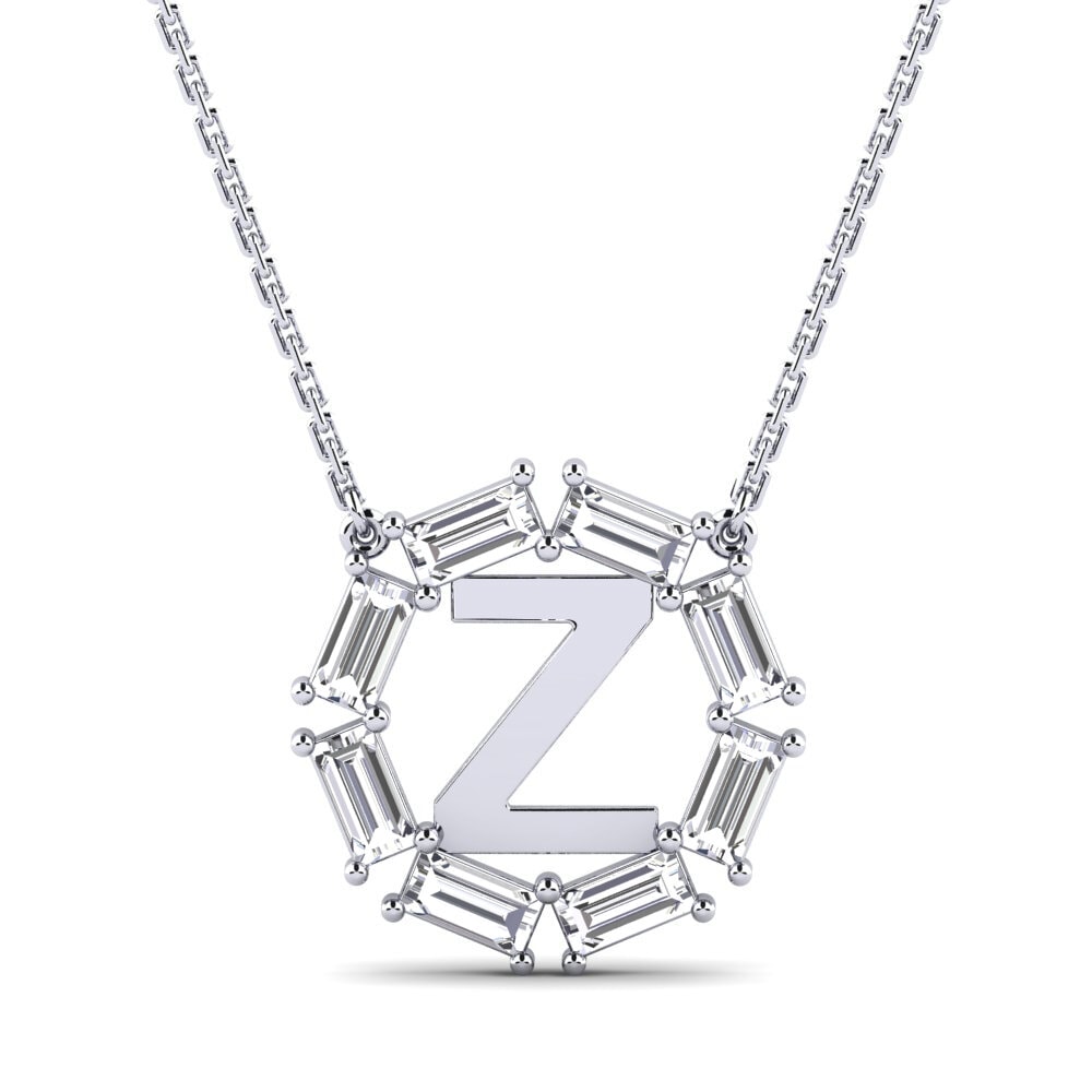 Baguette Diamant Damen halskette Myrtice Z