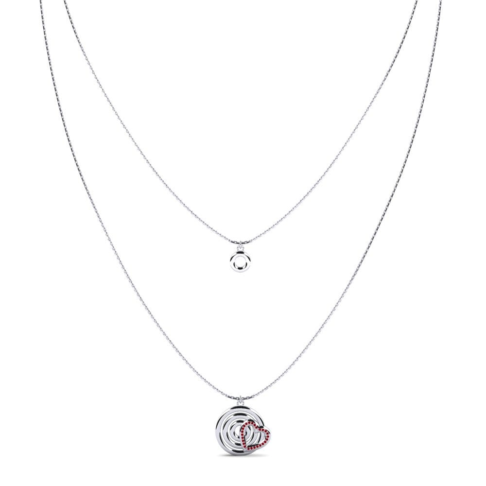 Circonita Roja Collar de Mujer Mystaya
