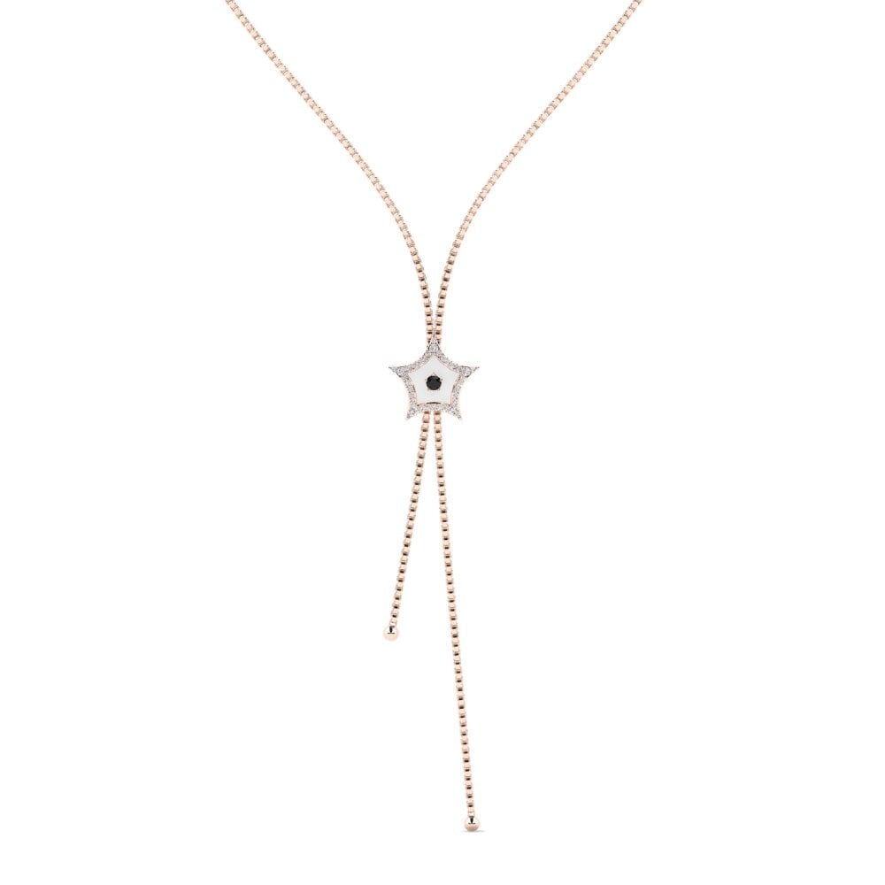 Black Sapphire Women's Necklace Mystikos