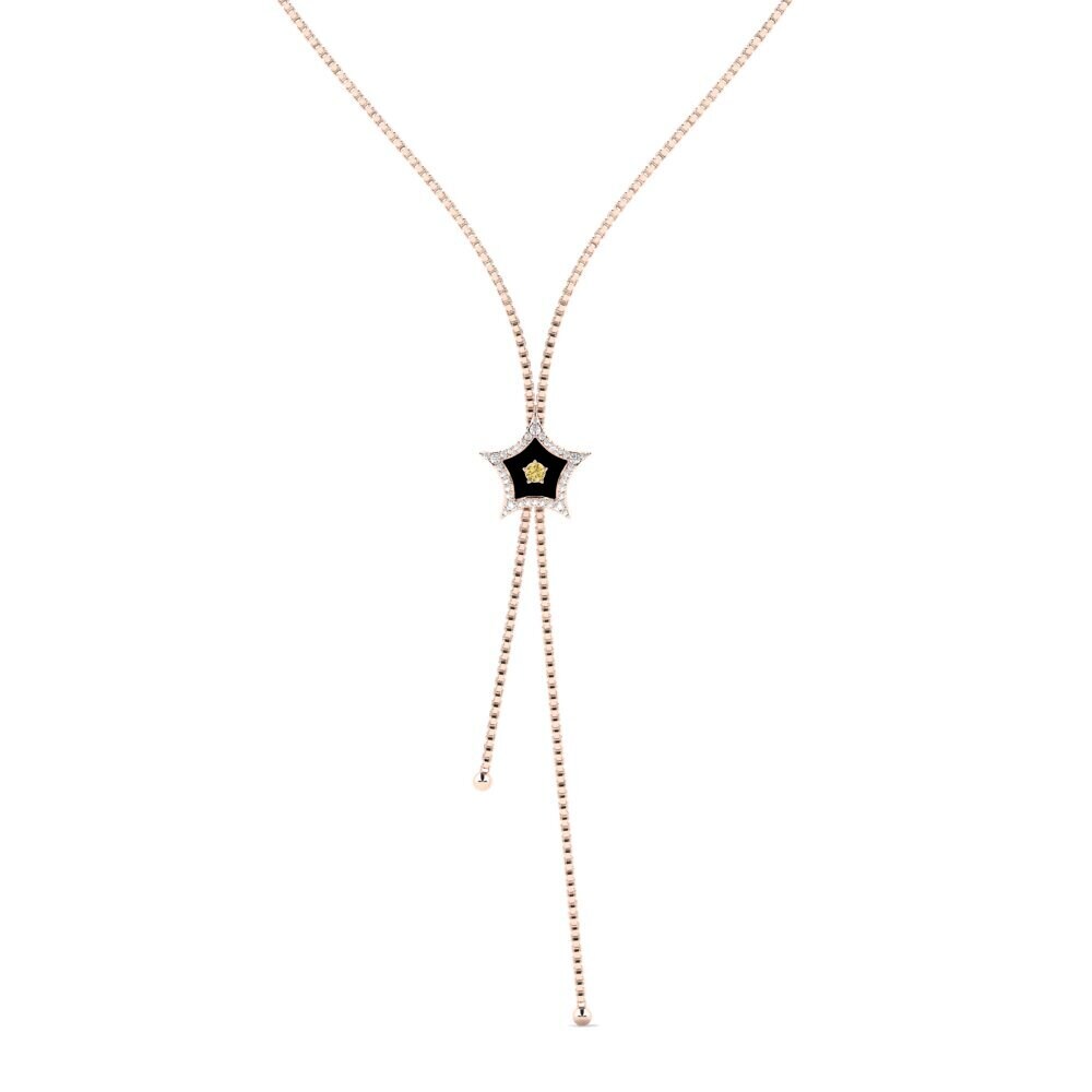 Bolo Yellow Diamond Necklaces