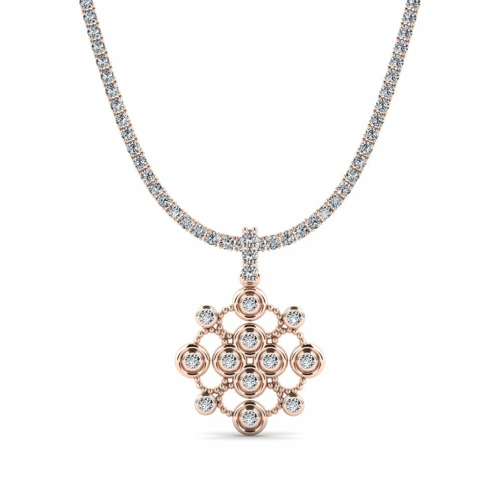 14ct Rose Gold Tennis Mystne