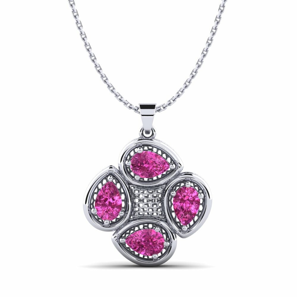 Topacio Rosa Colgante de Mujer Nabirye