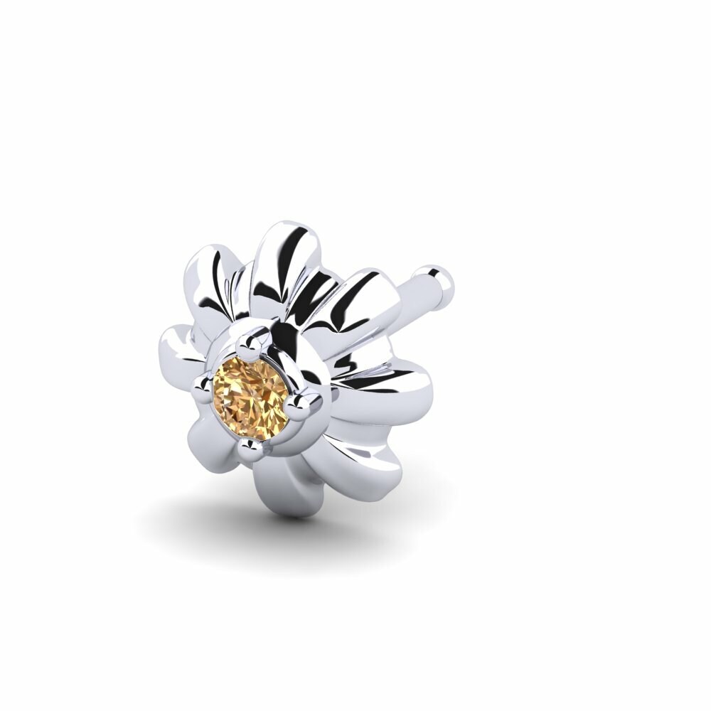 Bruine Diamant Neus Pin Nabu