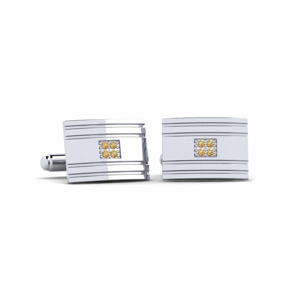 Brown Diamond Cufflink Nacheline