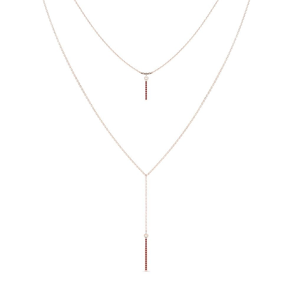 Red Zirconia Women's Necklace Nadianna