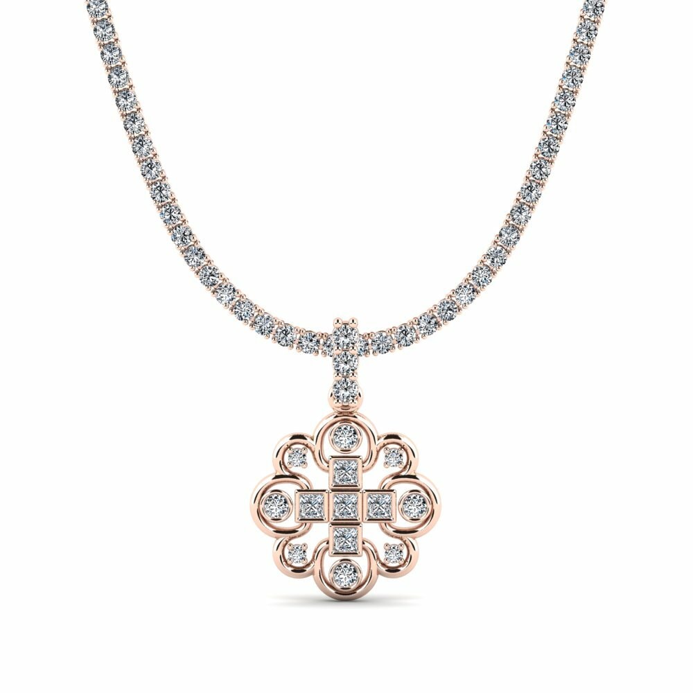 14ct Rose Gold Tennis Nagermor