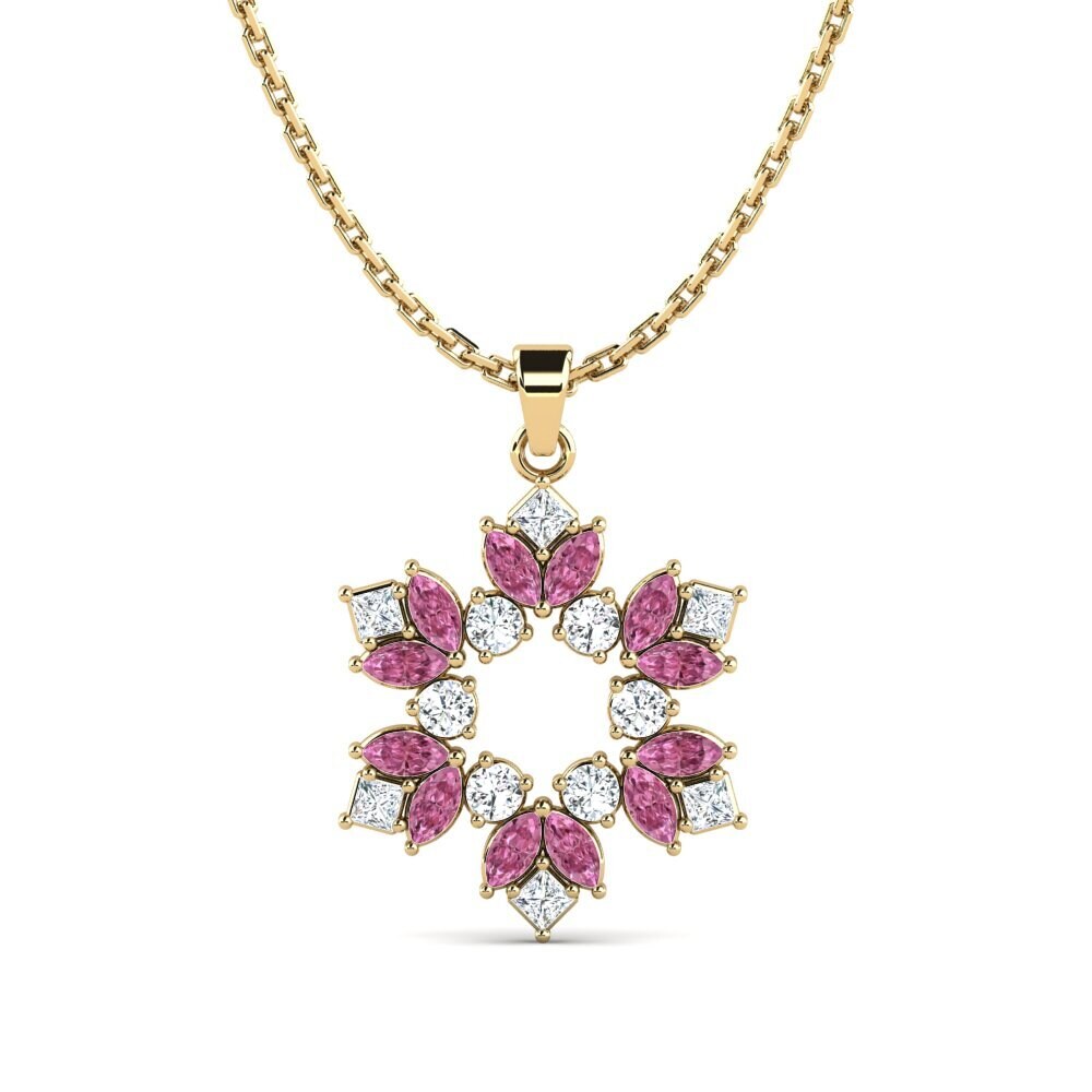 Rhodolite Garnet Women's Pendant Naha