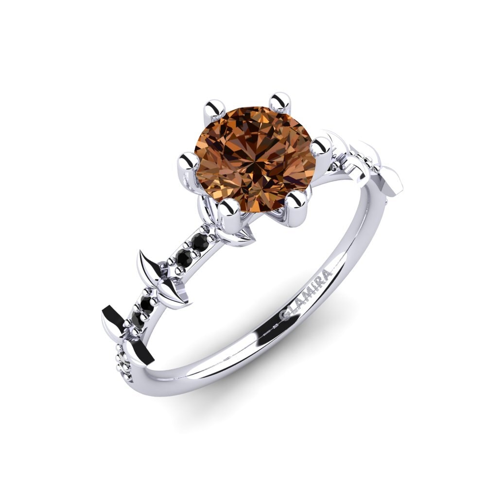 Brown Diamond Engagement Ring Naima