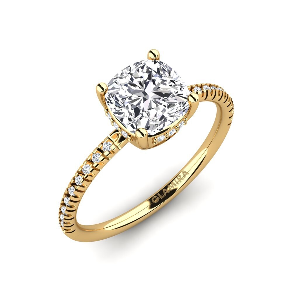 Bague Or 18 Carats Diamants 0.10 Ct - Style éternité - Taille 56 - Occasion De Luxe