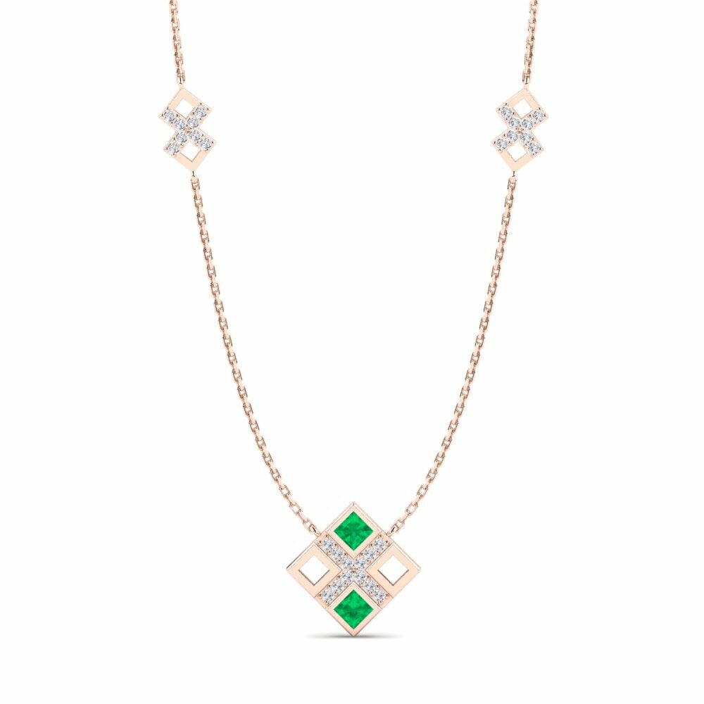 18K Rood Goud Ketting Nalani