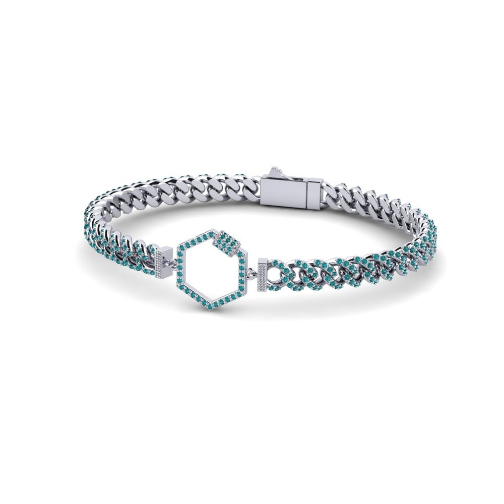 Blue Diamond Women's Bracelet Naloidia