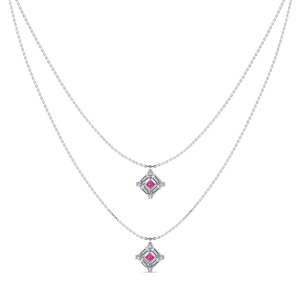 Pink Tourmaline Women's Necklace Namel