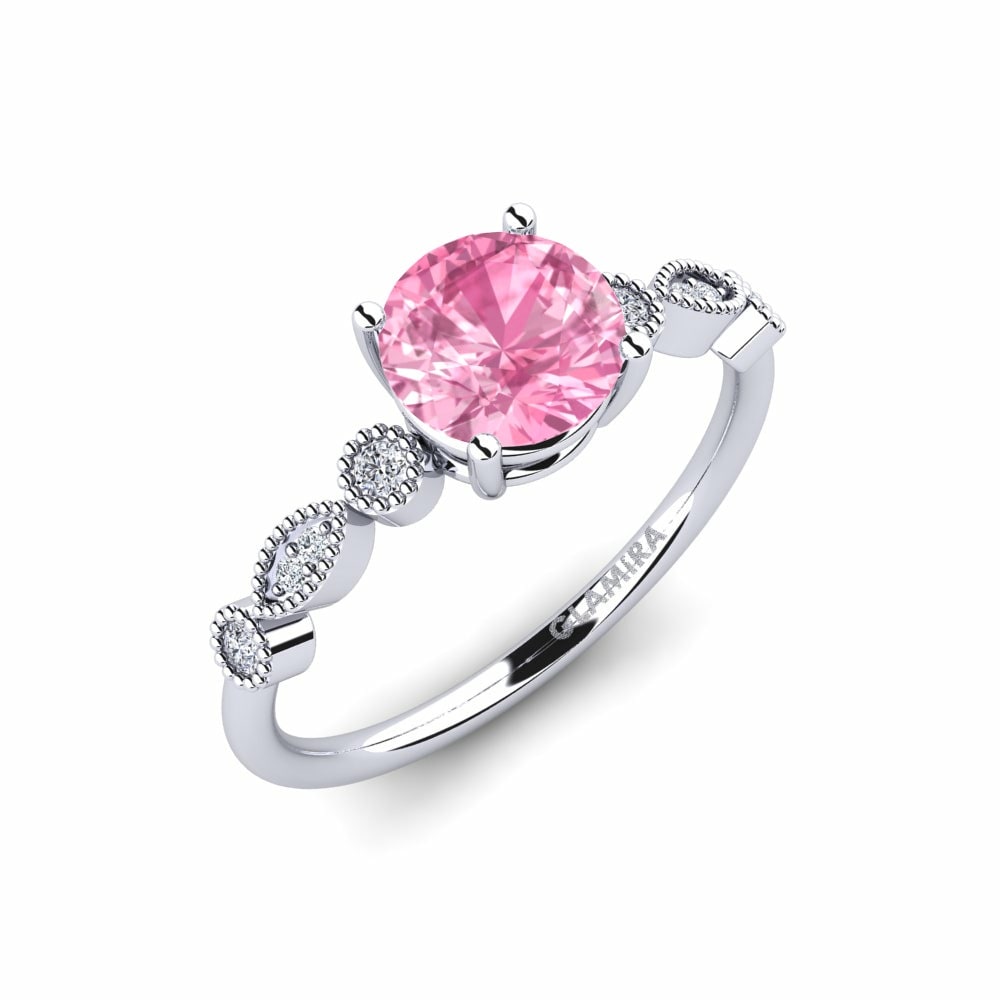 Pink Sapphire Engagement Ring Naola
