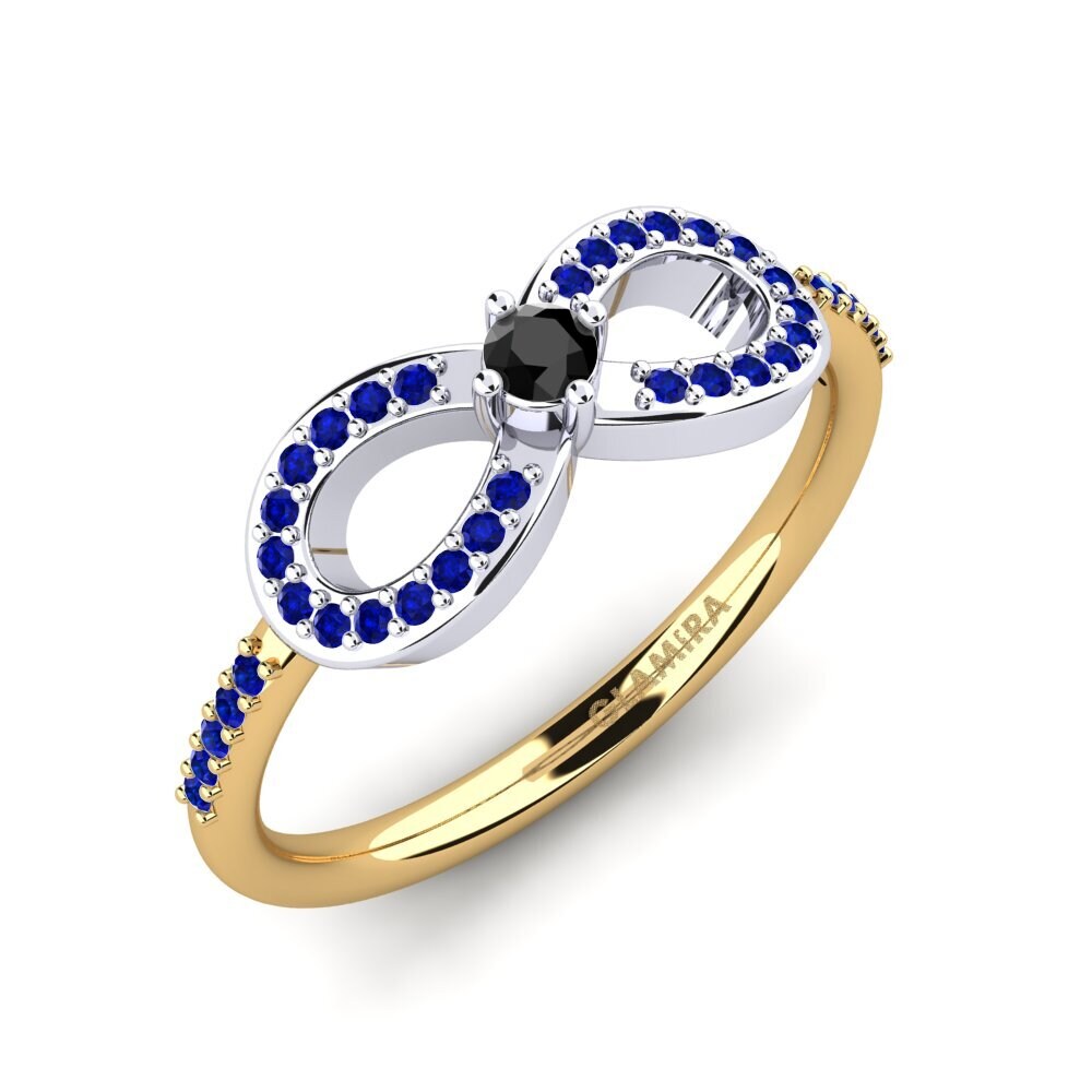 14ct Yellow / White Gold Ring Naolin