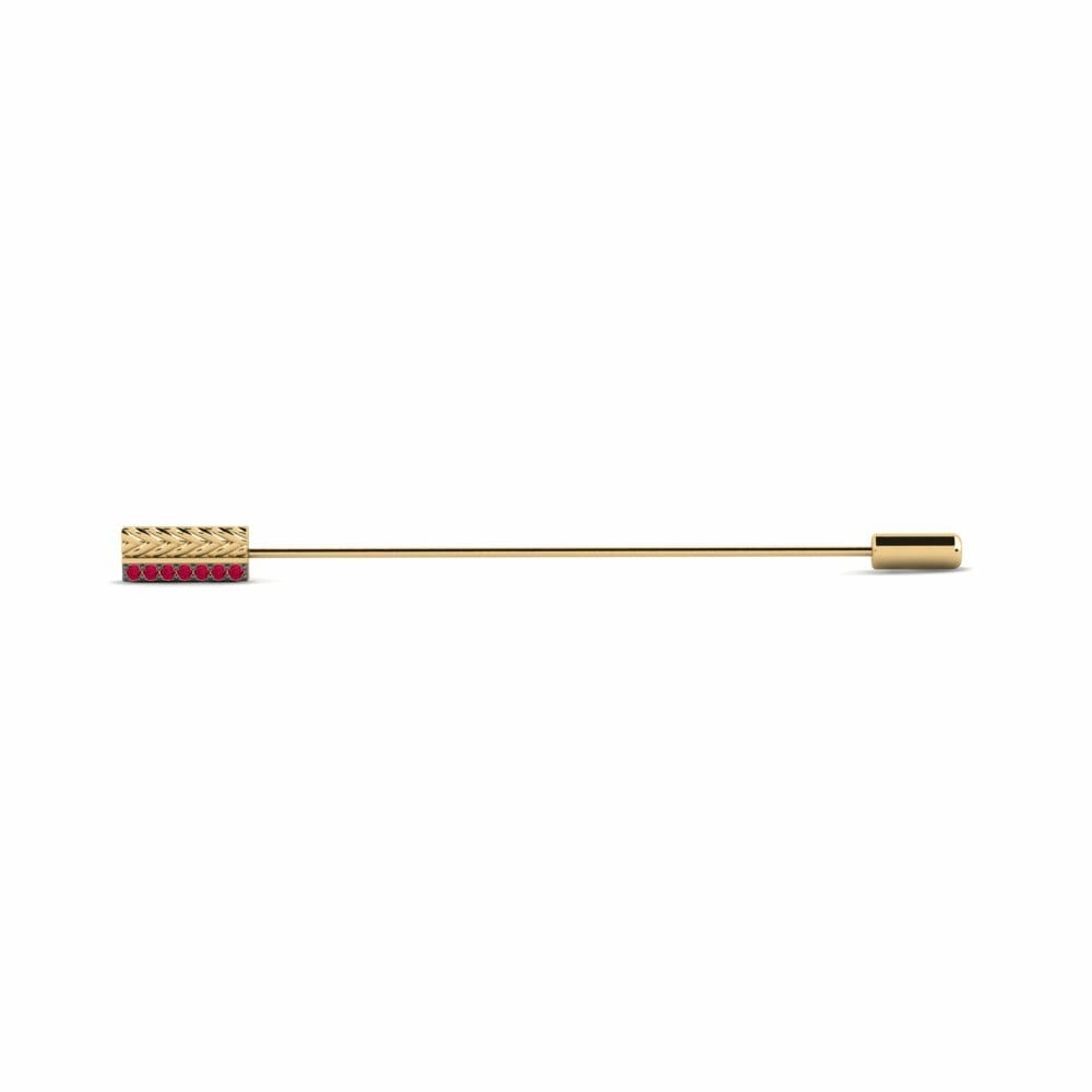 Ruby Lapel Pin Narbonne