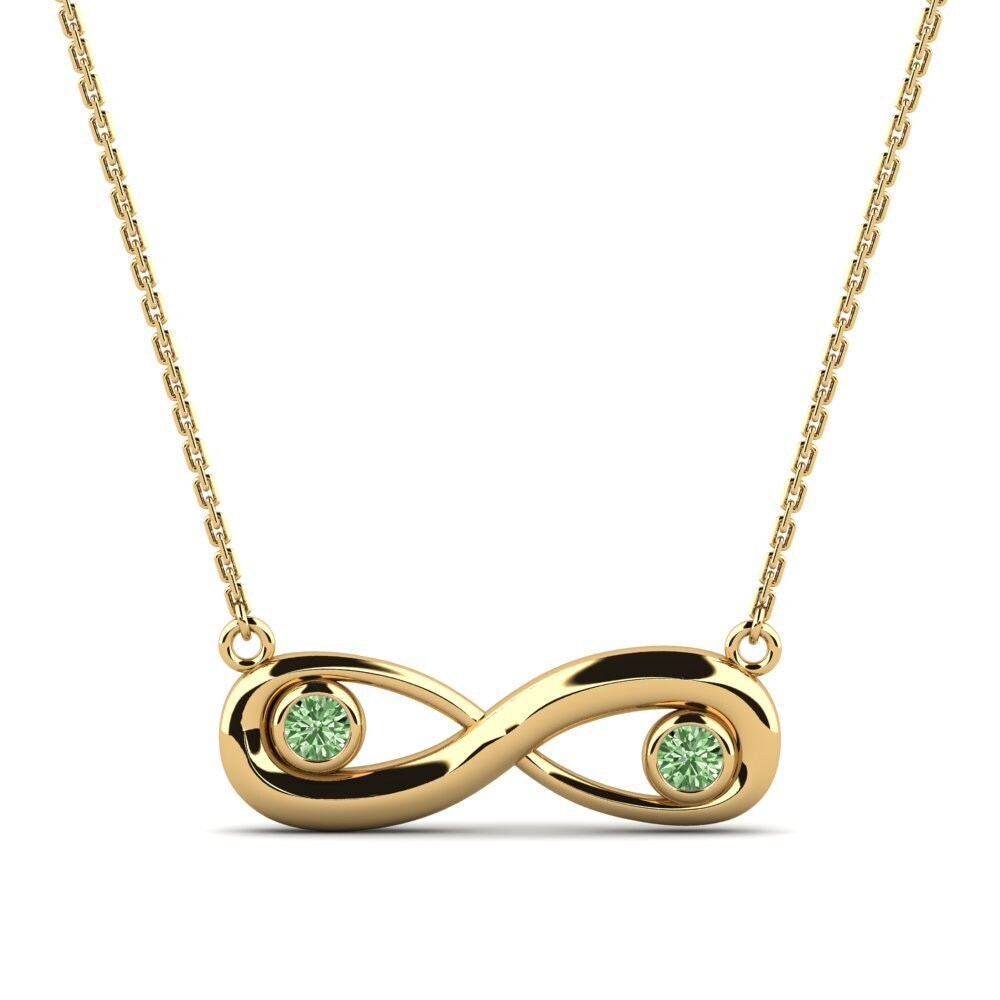 Green Diamond Women's Necklace Naria