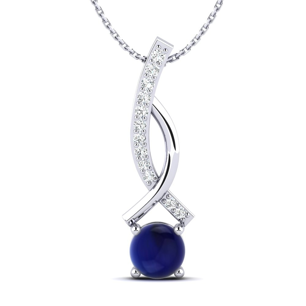 Cabochon Sapphire Women's Pendant Naribella