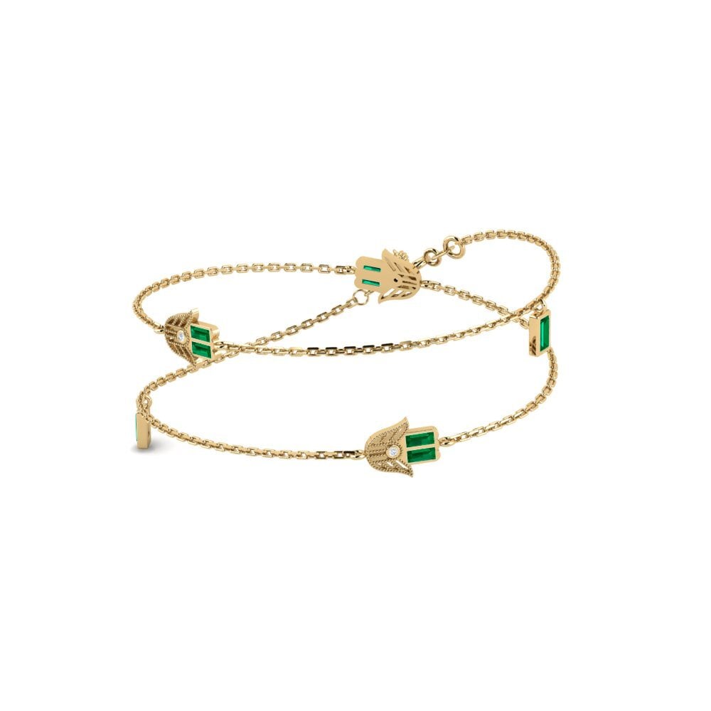 Green Zirconia Women's Necklace Nascha