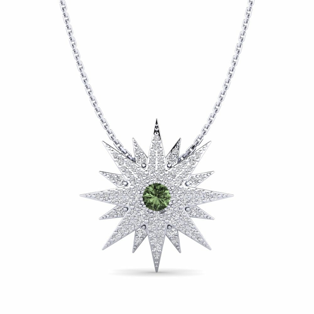 Green Sapphire Pendant Nascosto