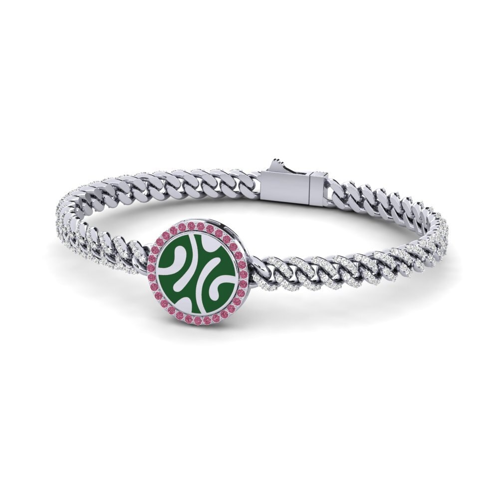 Rhodolite Garnet Women's Bracelet Natereein