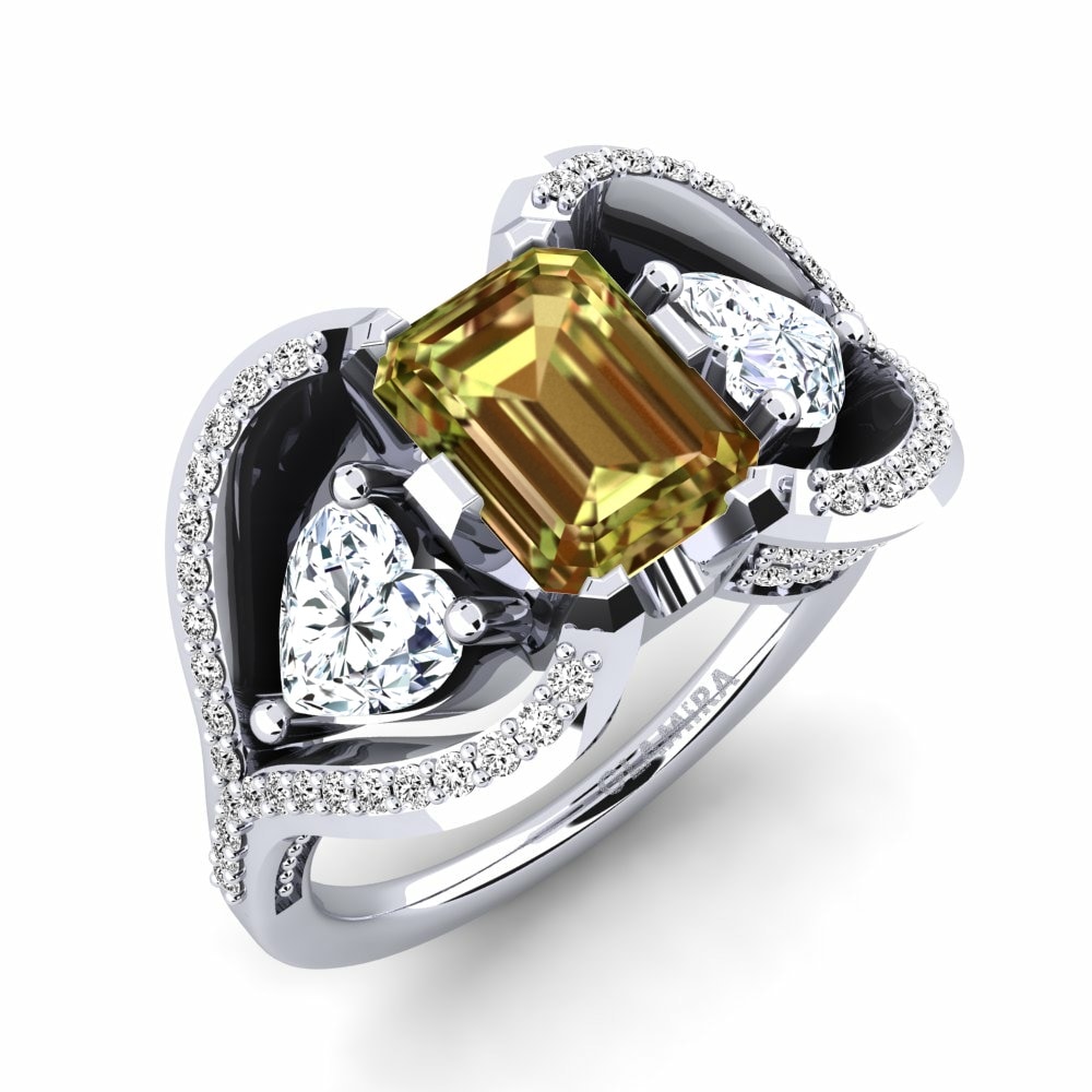 Sultan Stone Engagement Ring Nattesa