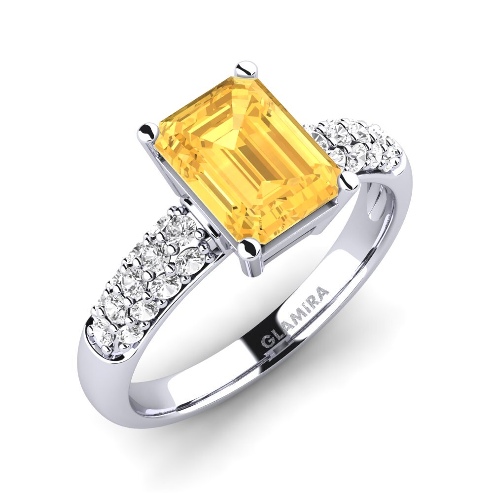 950 Palladium Engagement Ring Navarra