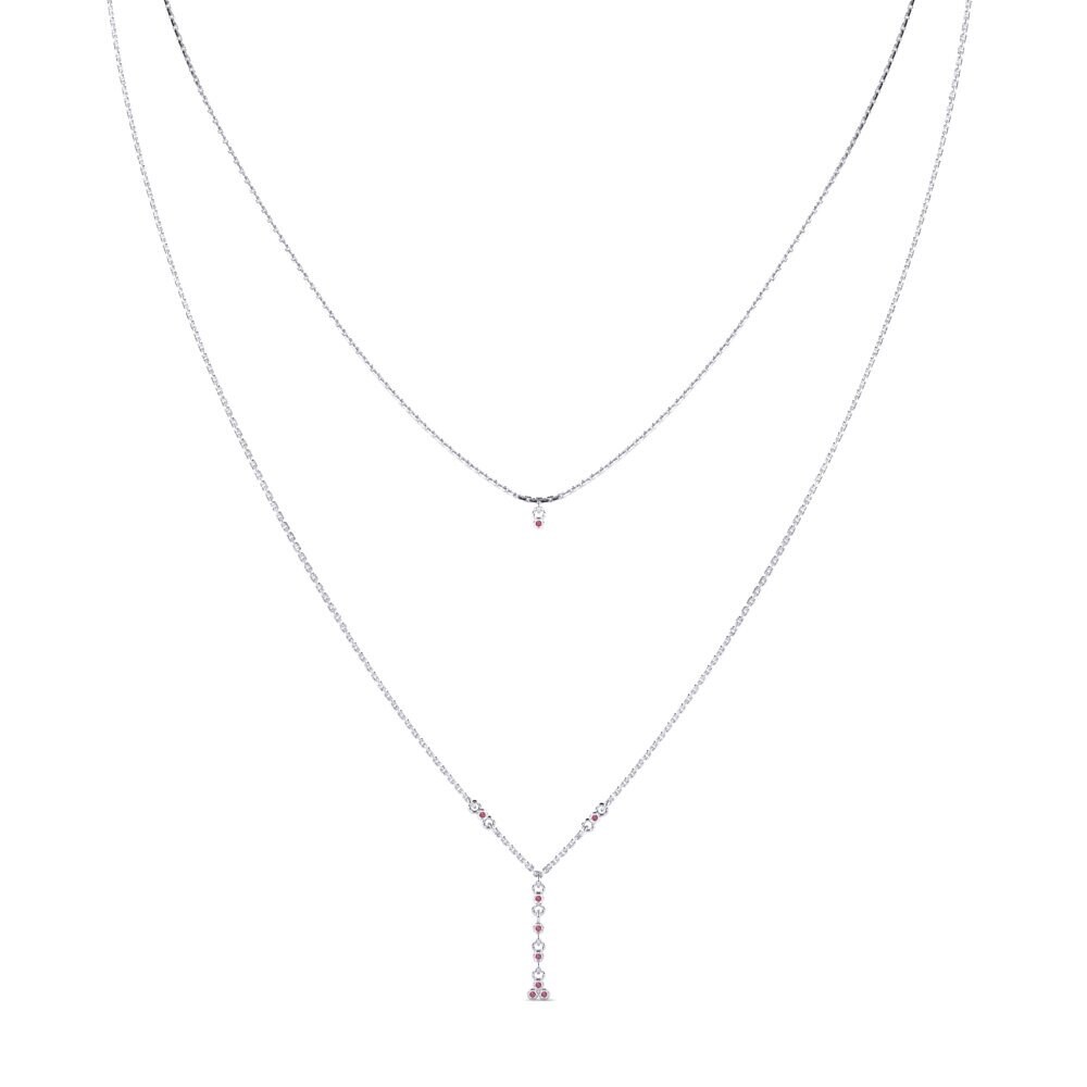 Rhodolite Garnet Women's Necklace Nayarie
