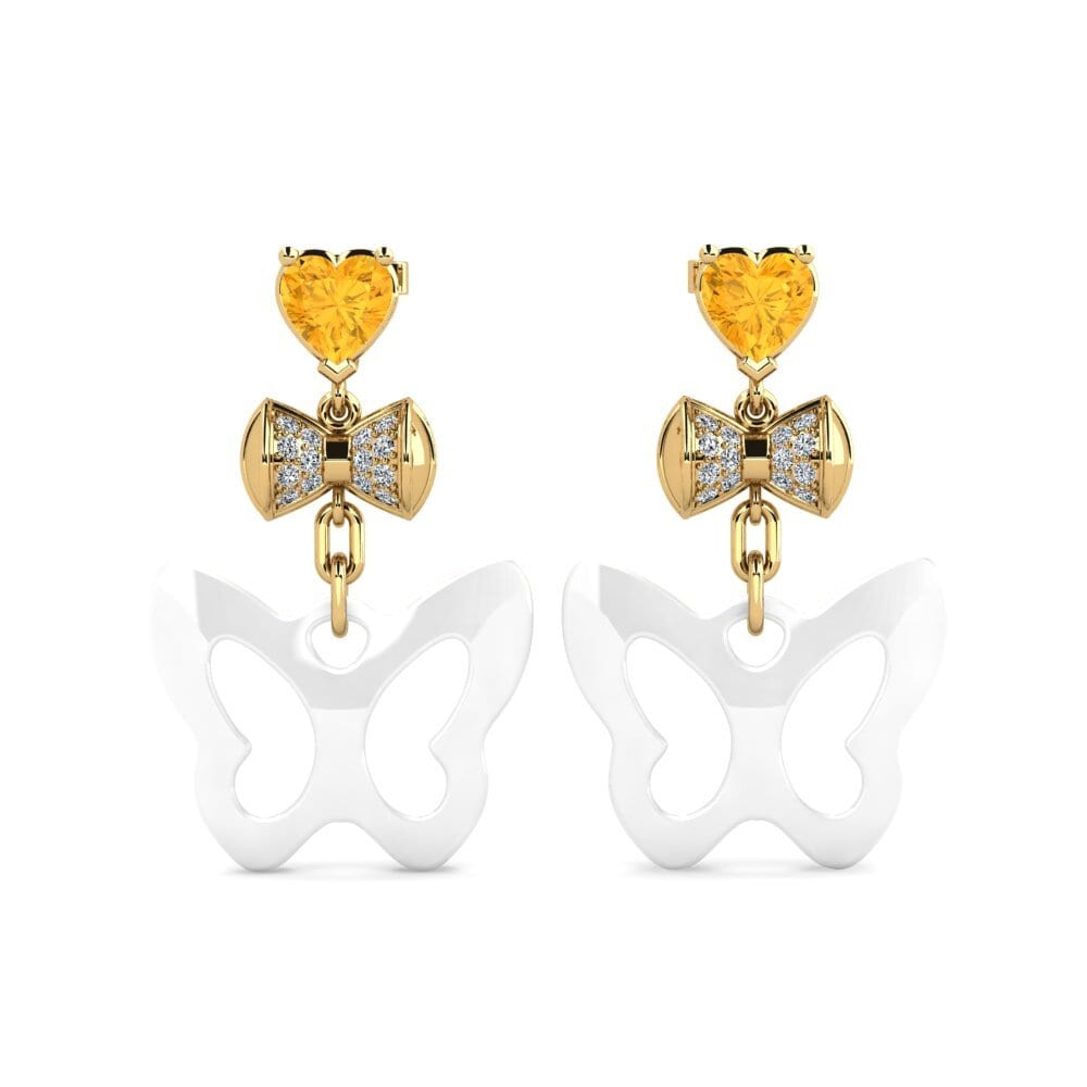 Citrine Women's Earring Nea