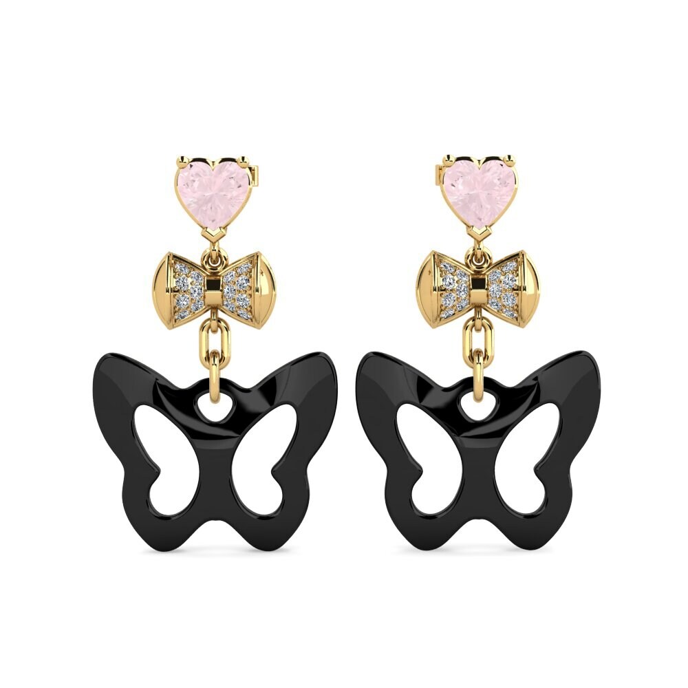 Rose Quartz Women's Earring Nea
