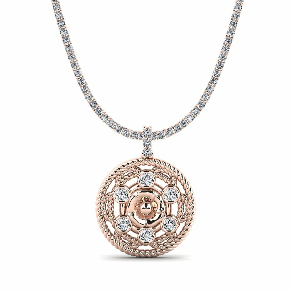 14ct Rose Gold Tennis Nedro