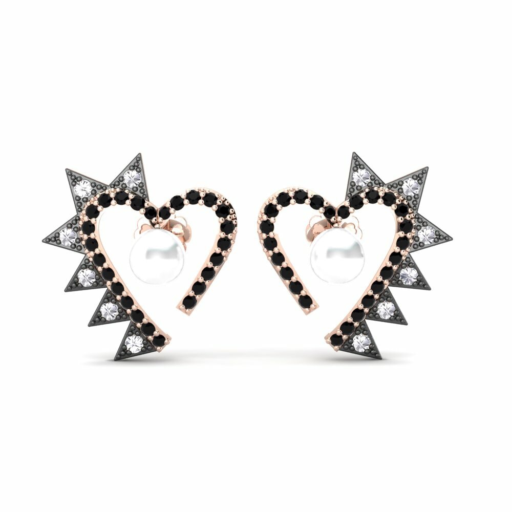 Diamant Negru Cercei Dama Needlove