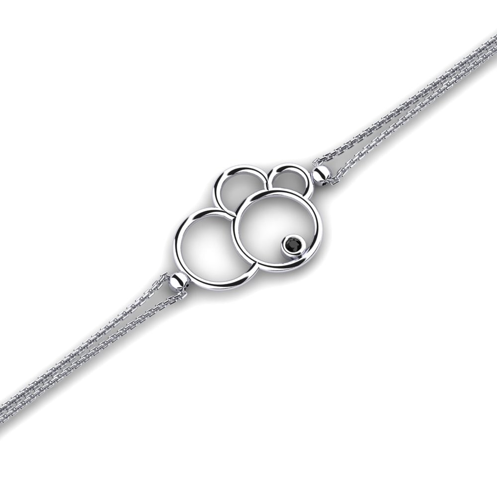 Diamante Negro Pulsera de Mujer Negris