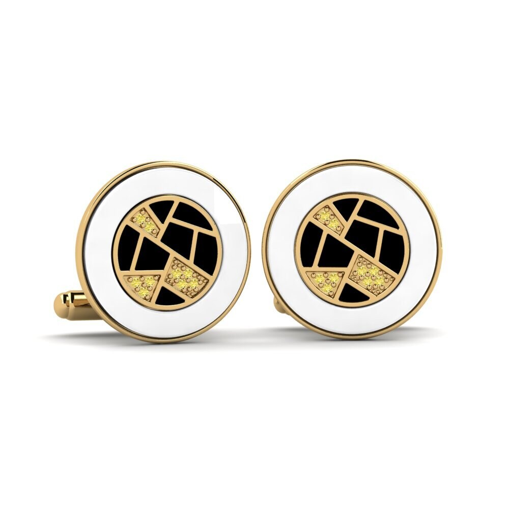 Yellow Sapphire Cufflink Neider