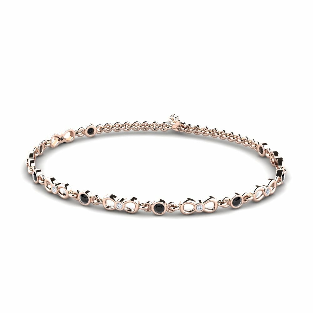 Zwarte Saffier Dames Armband Neima