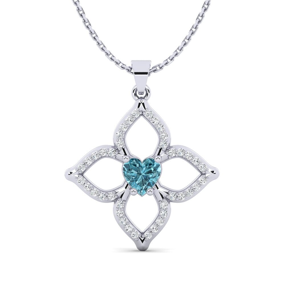 Blue Zircon Women's Pendant Nekenzie