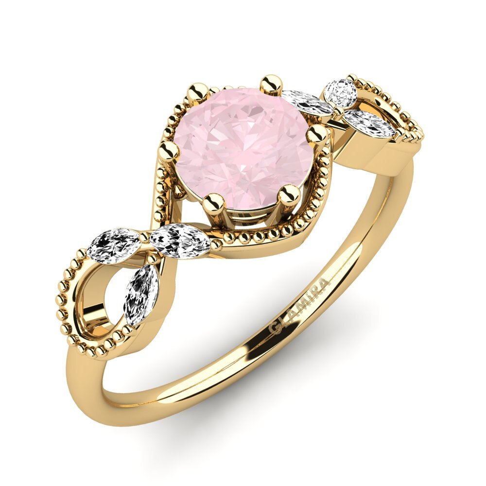 Rose Quartz Women's Ring Nelen