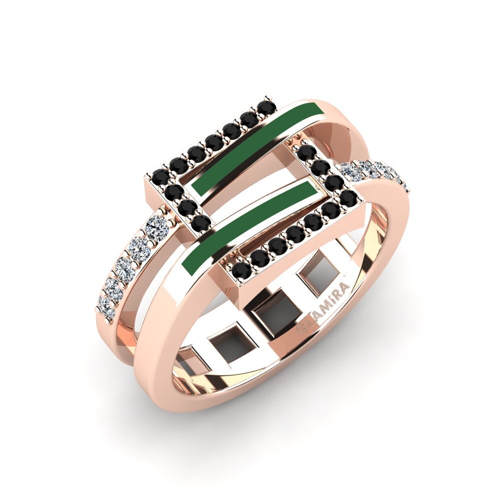 Schwarzer Saphir Ring Nelifin
