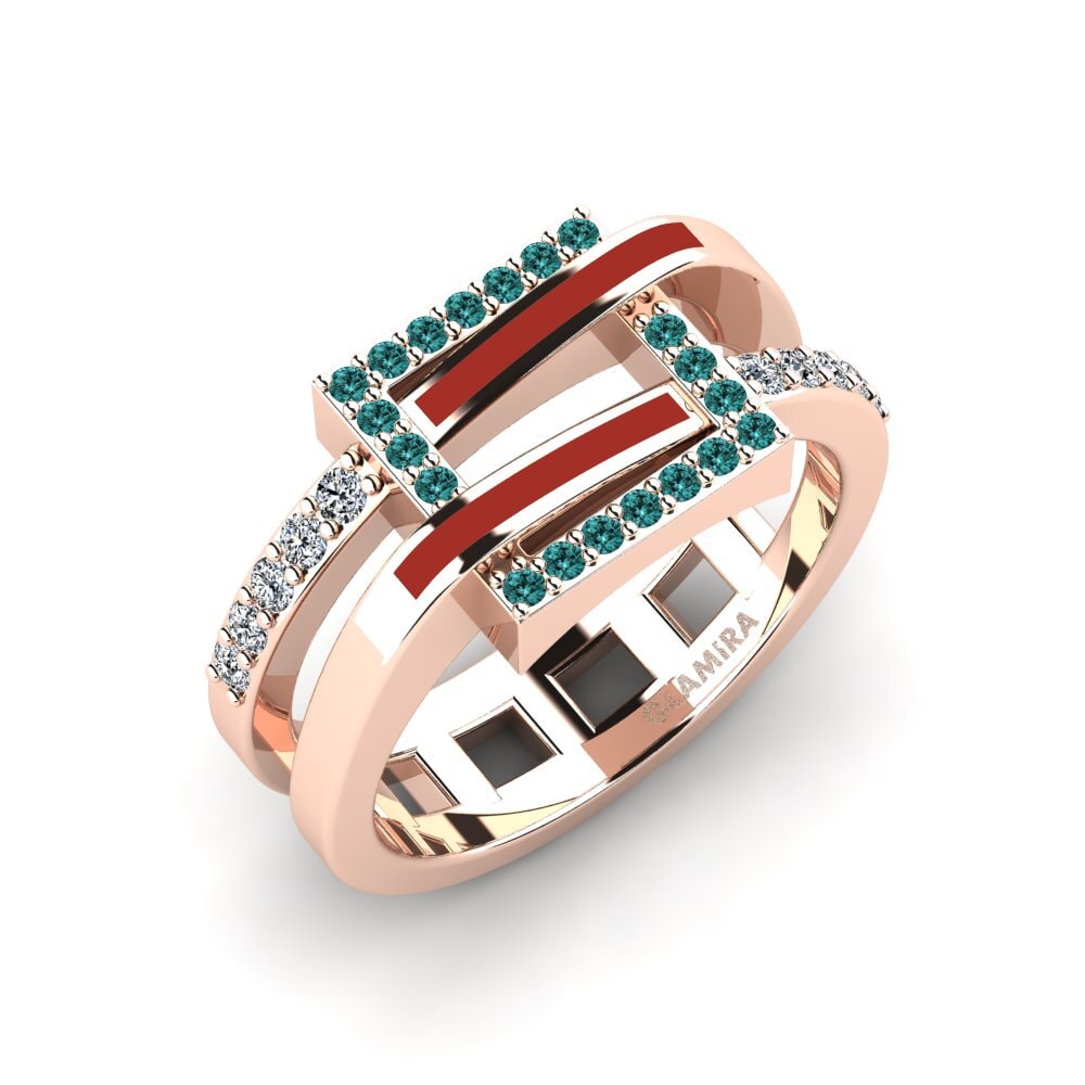 Blauer Diamant Ring Nelifin