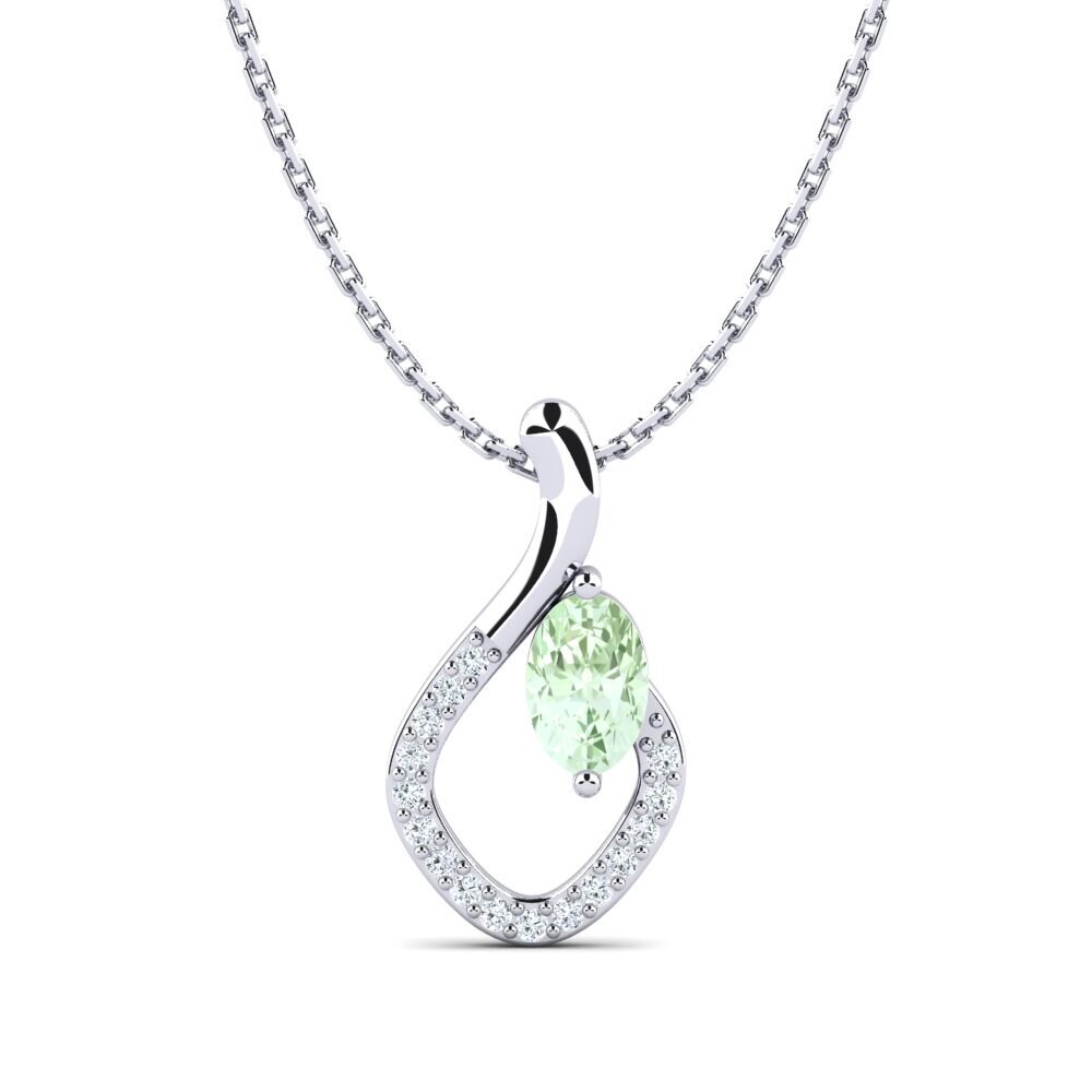 Green Amethyst Women's Pendant Nell