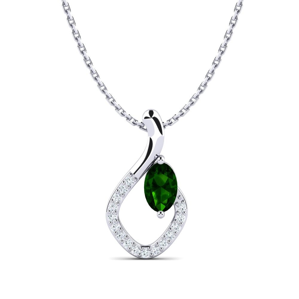 Green Tourmaline Women's Pendant Nell