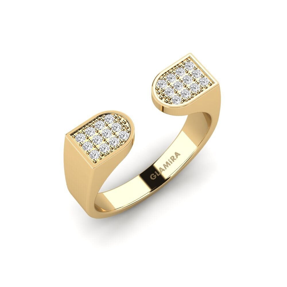 Saphir Blanc Bague Nemun